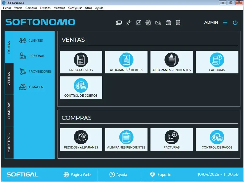 Interfaz personalizable
