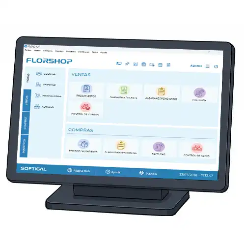 tpv integrado para tiendas floristerias