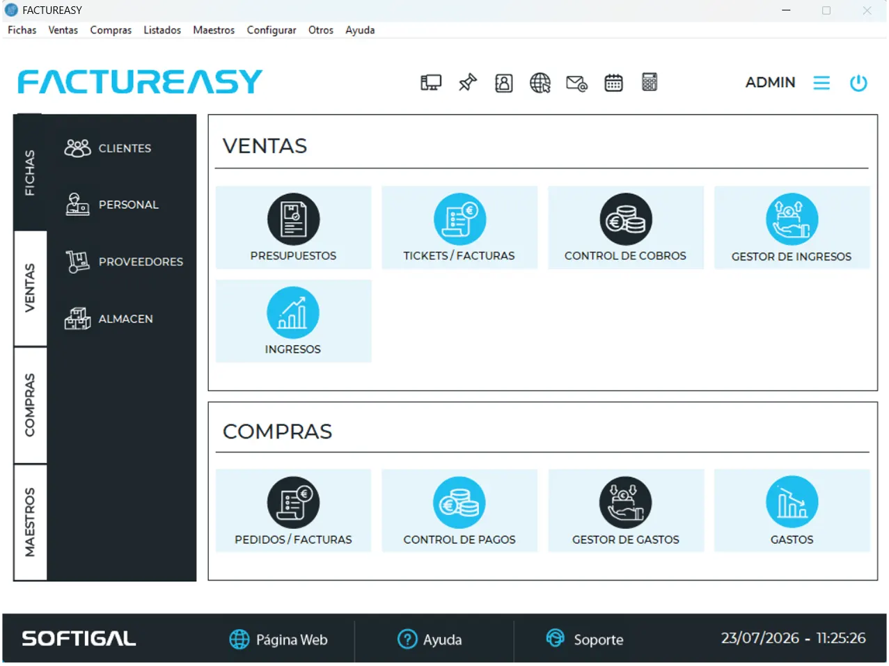 factureasy interfaz