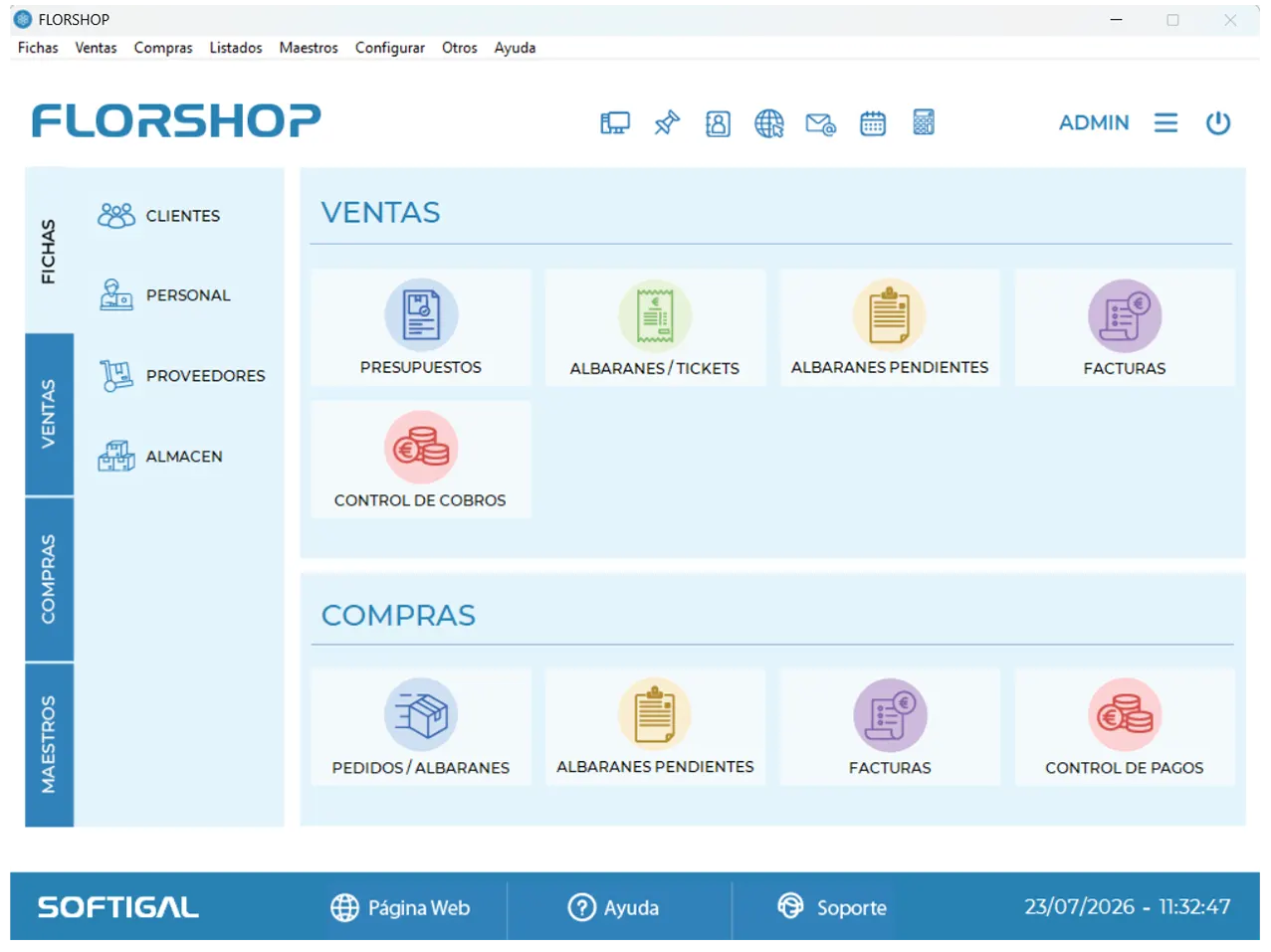 florshop interfaz