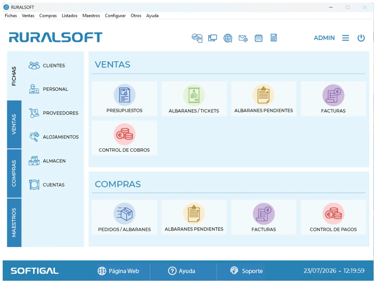 ruralsoft interfaz